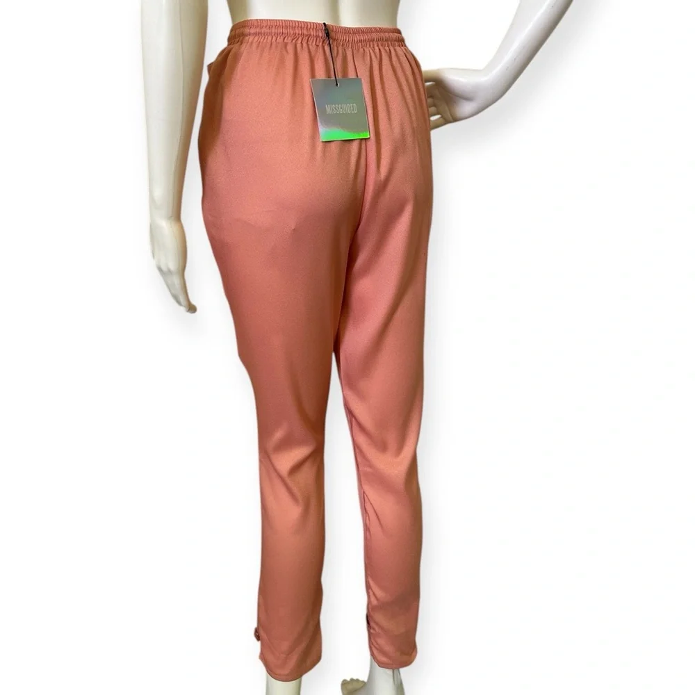 Tab Pink Drawstring Pants